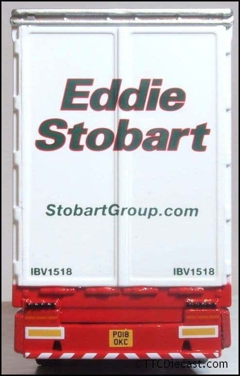 Oxford 76SRH001 Scania R Series Highline Box Trailer Stobart, 1/76 Scale