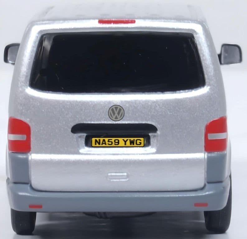 Oxford 76T5V006 VW T5 Van Silver 1/76 Scale