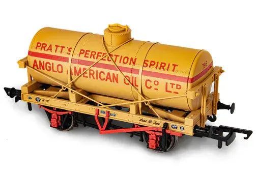 Oxford Rail OR76TK2011 12T Tank Wagon - Pratt's Perfection Spirit No.795, OO Gauge
