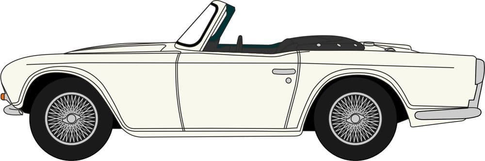 Oxford 76TR4003 Triumph TR4 New White