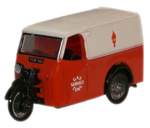 Oxford 76TV004 Tricycle Van - Gas And Coke Service