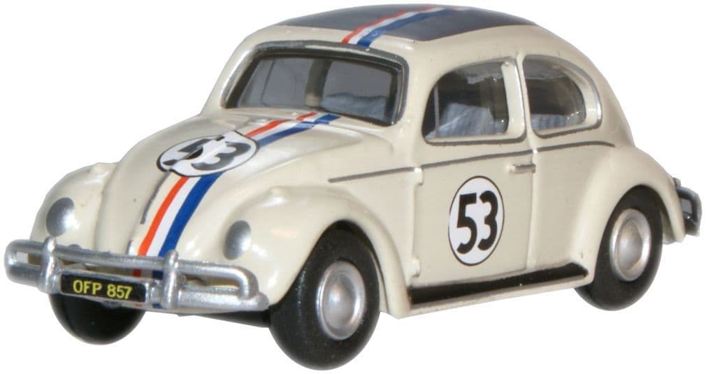 Oxford 76VWB001 VW Beetle - Pearl White (Herbie)