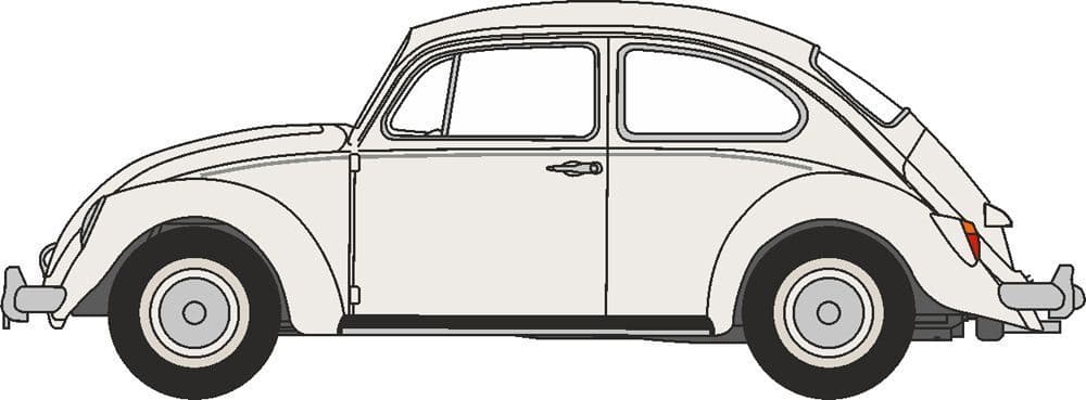 Oxford 76VWB008 VW Beetle Lotus White*LAST FEW*