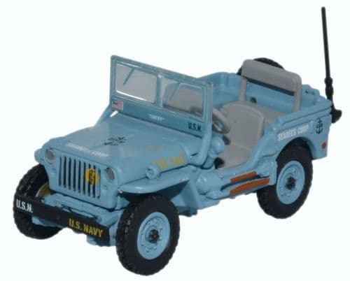 Oxford 76WMB002 Willys MB US Navy Seebees