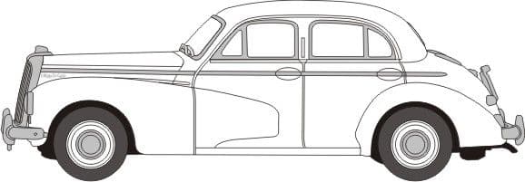 Oxford 76WOL003 Wolseley 6/80 - White*LAST FEW*