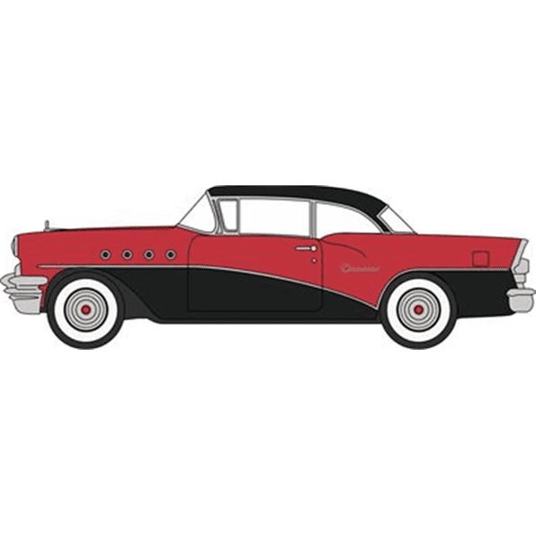 Oxford 87BC55006 Buick Century Carlsbad Black/Cherokee Red 1:87 Scale
