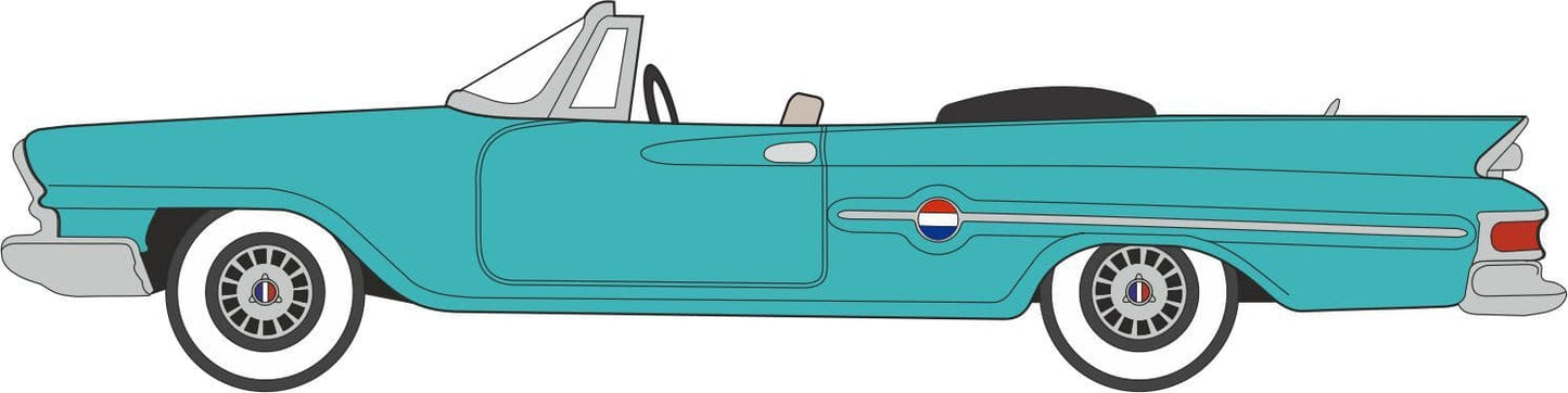 Oxford 87CC61005 Chrysler 300 Convertible (Open) 1961 1/87 Scale