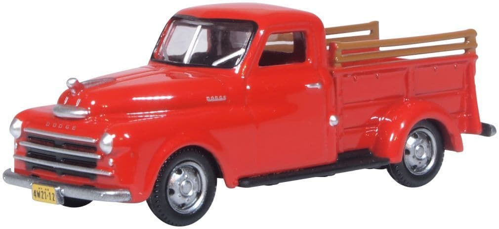 Oxford 87DP48001 Dodge B-1B Pick Up 1948 Truck Red 1:87 Scale