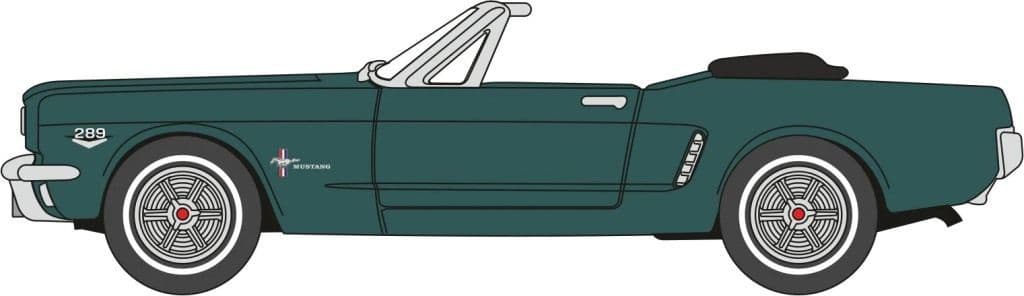 Oxford 87MU65006 Ford Mustang 1965 Ivy Green 1/87 Scale
