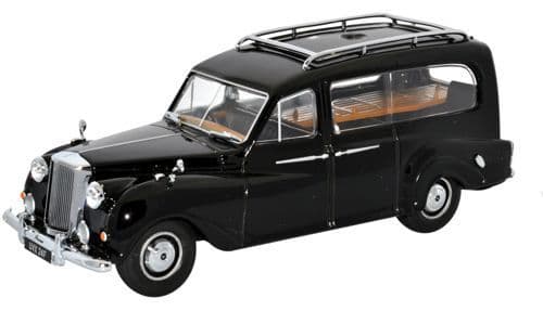 Oxford APH001 Austin Sheerline Hearse - Black - 1/43 Scale *LAST FEW*