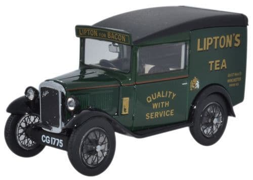Oxford ASV003 Austin Seven RN Van - Liptons Tea - 1/43 Scale