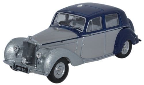 Oxford BN6004 Bentley MkVI - Midnight Blue/Shell Grey - 1/43 Scale