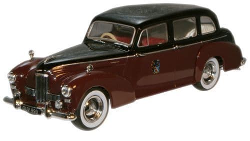 Oxford HPL001 Humber Pullman - Black/Burgundy (Rothchild - 1/43 Scale