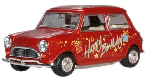 Oxford MIN017 Mini Car - Happy Birthday - 1/43 Scale