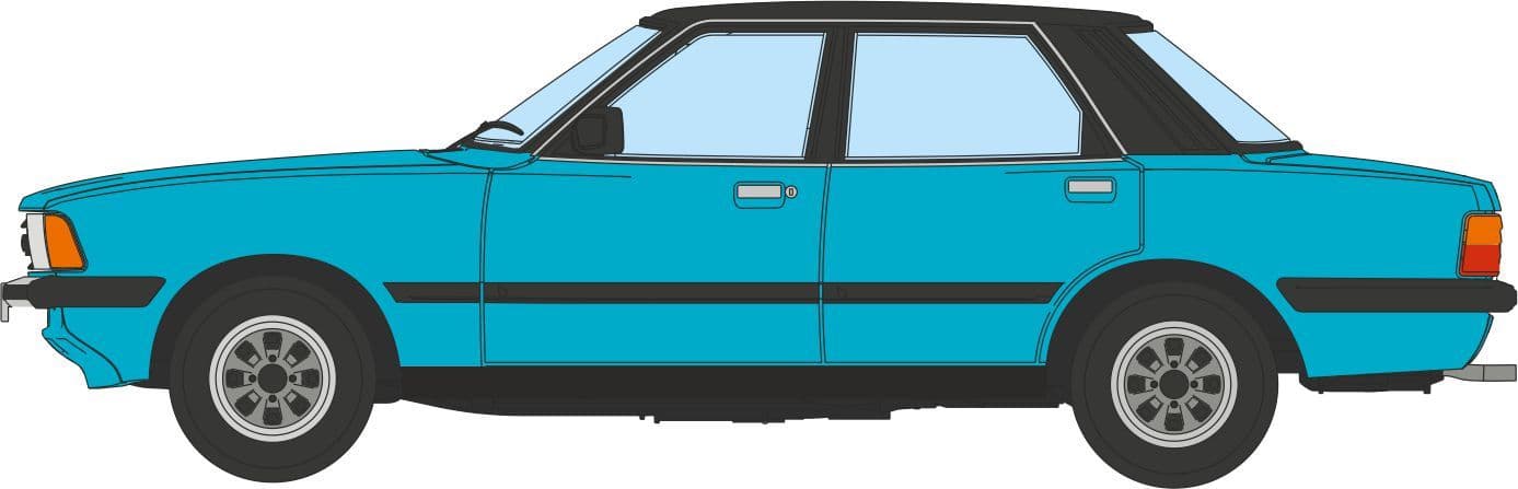 Oxford NFC5002 Ford Cortina Mk5 Cosmos Blue 1/148 Scale