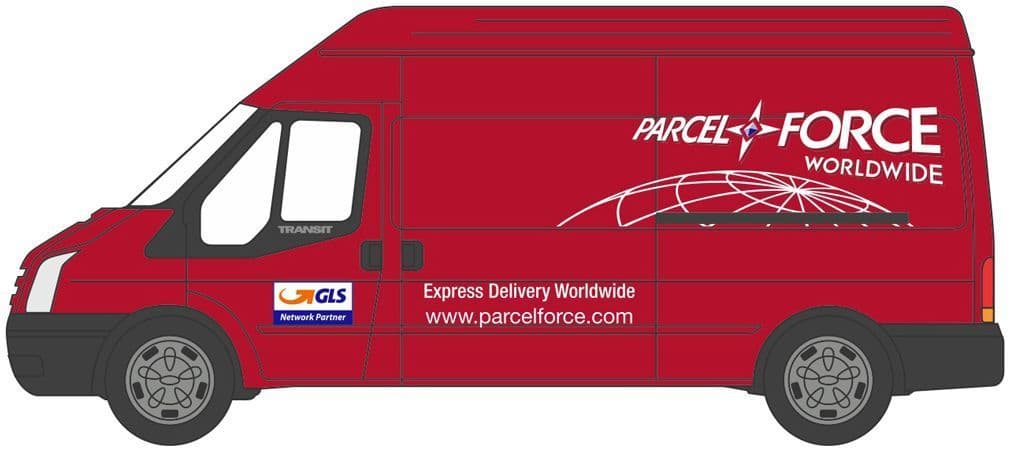 Oxford NFT034 Ford Transit MKV Parcelforce N Gauge - PRE ORDER £7.95