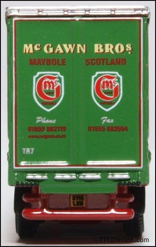 Oxford NMB007 Mercedes Actros Curtainside - McGawn Bros - N Gauge