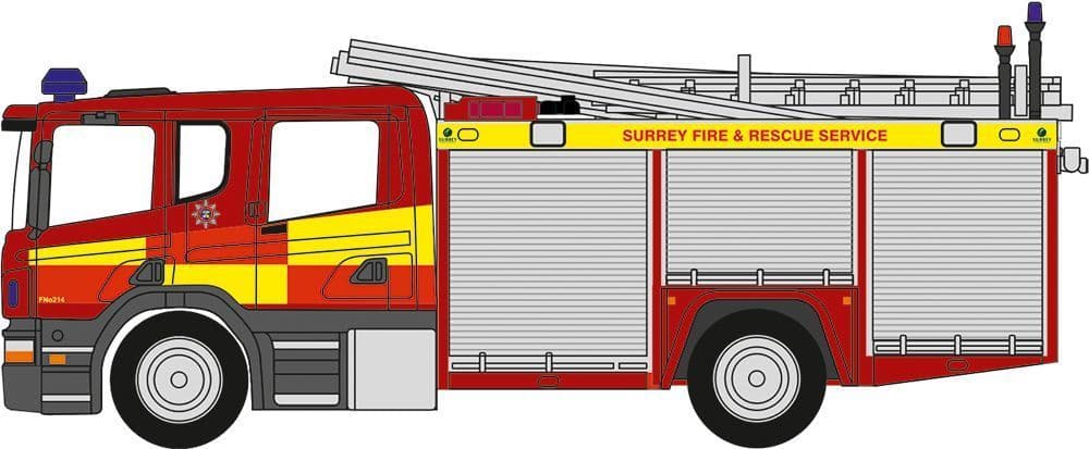 Oxford NSFE007 Scania Pump Ladder Surrey F & R