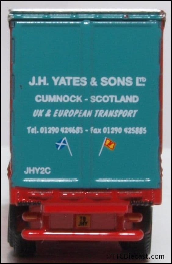 Oxford NTCAB008 Scania T Cab Curtainside J H Yates & Sons