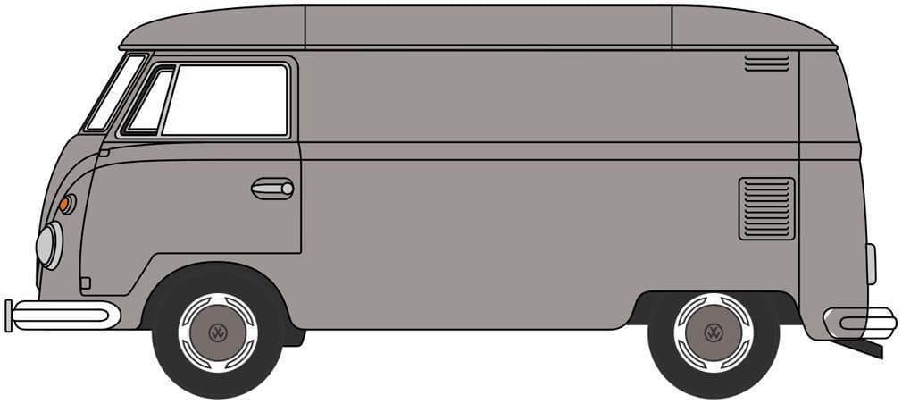 Oxford NVWS004 VW T1 Van Light Grey N Gauge - PRE ORDER £7.95