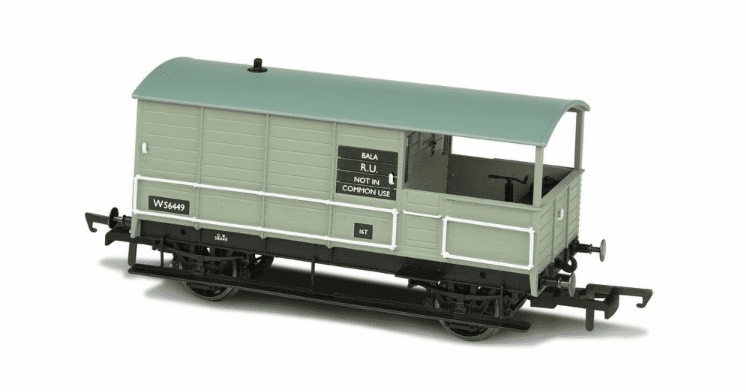 Oxford Rail OR76TOB004 Toad Brake Van BR Toad 4 Wheel Bala 56449 - OO Gauge *LAST FEW*