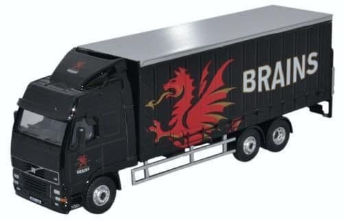 Oxford SP113 Volvo FH Curtainside Lorry Brains *LAST ONE*