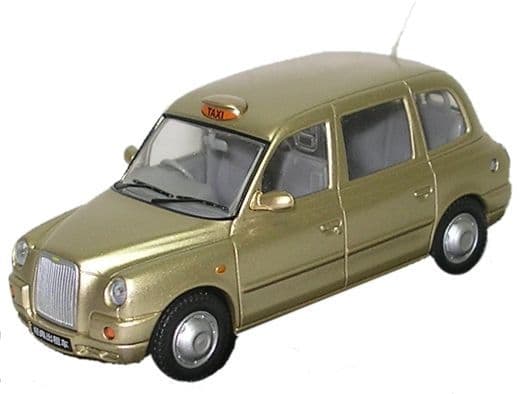 Oxford TX4002 LTi TX4 Taxi - Gold - 1/43 Scale