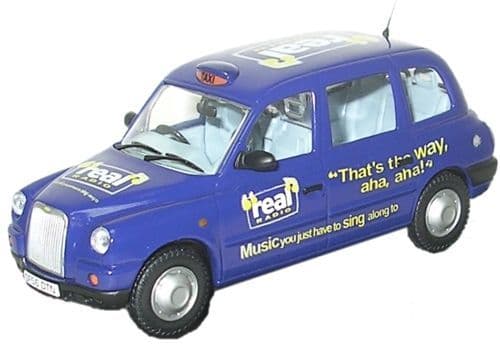 Oxford TX4003 LTi TX4 Taxi - Real Radio - 1/43 Scale *LAST FEW*