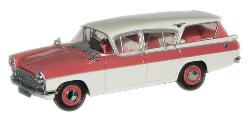 Oxford VFE001 VAUXHALL CRESTA FRIARY ESTATE ROSE/W - 1/43 Scale