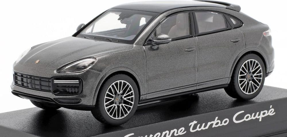 Porsche Dealer WAP 020 316 0G Porsche Cayenne Coupe Turbo Metallic Quartz