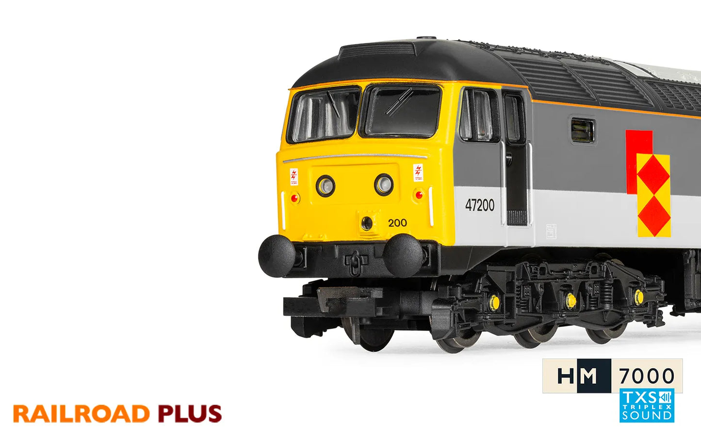Hornby R30321TXS RailRoad Plus BR Railfreight, Class 47, Co-Co, 47188, OO Gauge *LAST ONE**