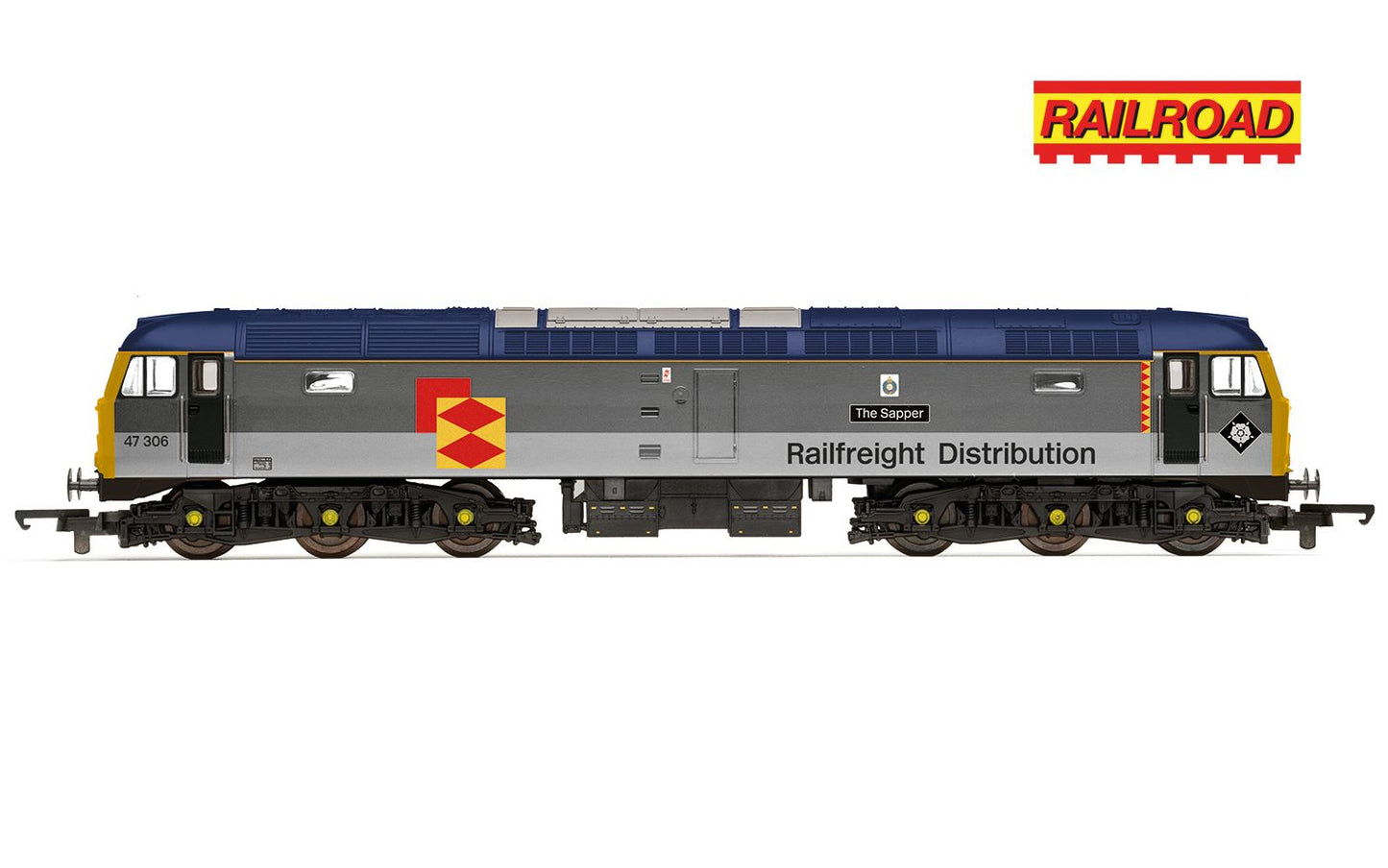 Hornby R30440 RailRoad - Railfreight Distribution - Class 47 - 'The Sapper' 47306 OO Gauge *PRE ORDER £85.49*