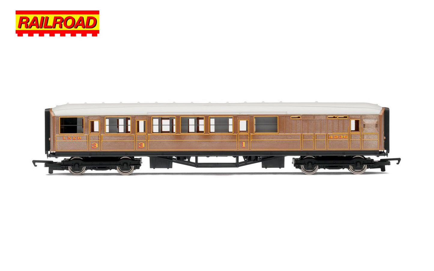 Hornby R4333 Lner Teak Brake Coach