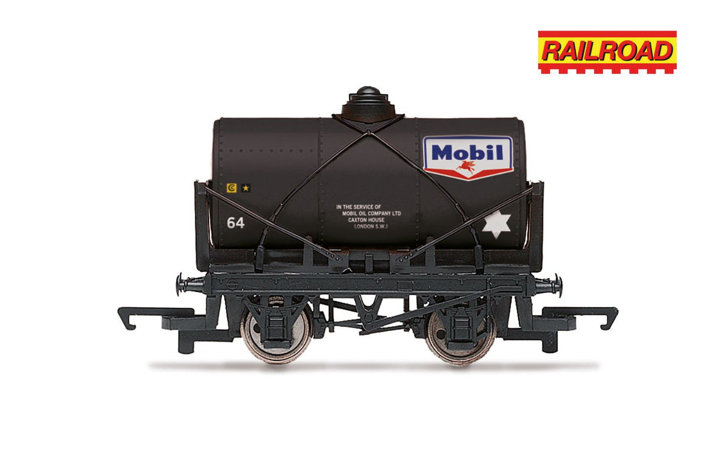 Hornby R60352 RailRoad 12T Tank Wagon Mobil OO Gauge *PRE ORDER £18.99*
