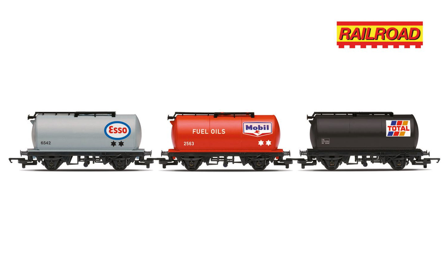 Hornby R60362 RailRoad Tankers Triple Pack OO Gauge *PRE ORDER £31.49*