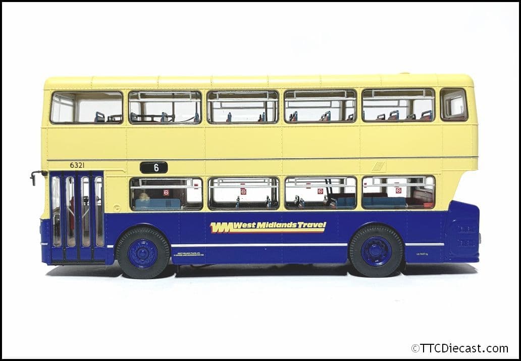 Rapido 901007, Leyland Fleetline, West Midlands Travel, 6321, 6 CITY CENTRE VIA STRATFORD ROAD