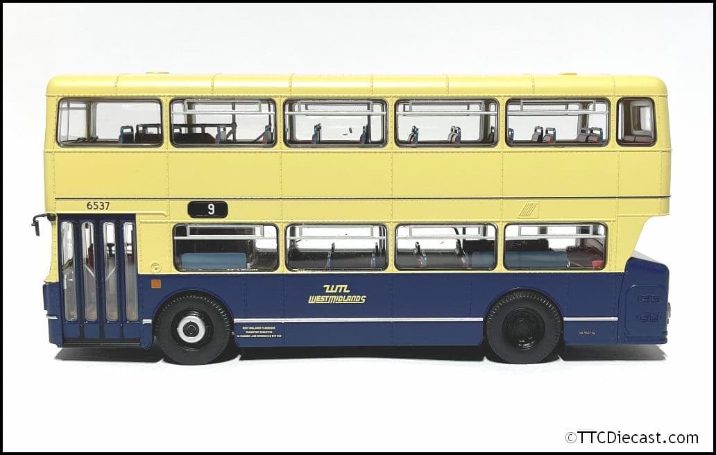 Rapido 901022, Leyland Fleetline, West Midlands PTE, 6537, 9 QUINTON *TTCDIECAST EXCLUSIVE*