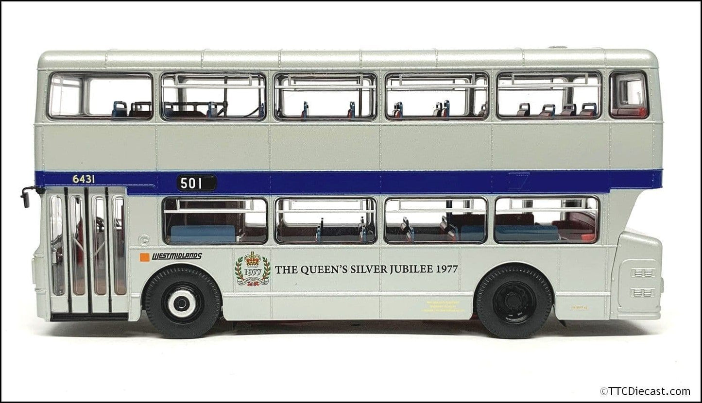 Rapido 901023, Leyland Fleetline, West Midlands PTE, Silver Jubilee 1977 Rte 501 *TTC EXCLUSIVE*