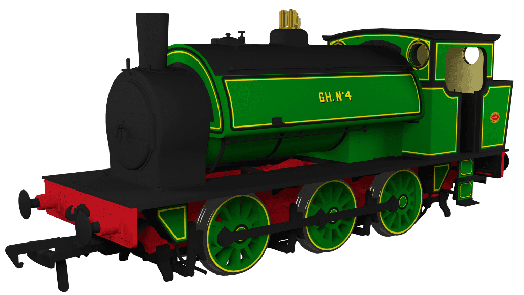 Rapido 903515 16" Hunslet - "Glasshoughton No.4" -DCC SOUND OO Gauge