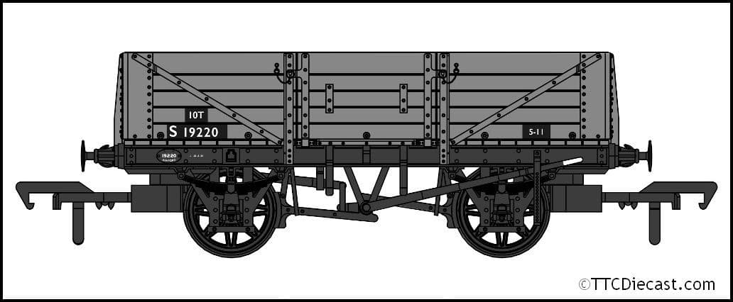 Rapido 906008 D1347 5 plank open - BR no.S19220 - OO Gauge