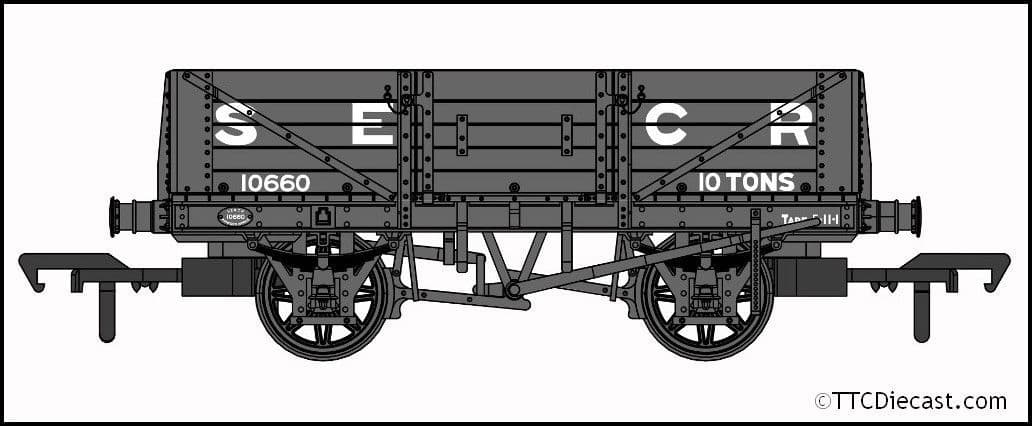 Rapido 906012 D1349 5 plank open - SECR no.10660 - OO Gauge
