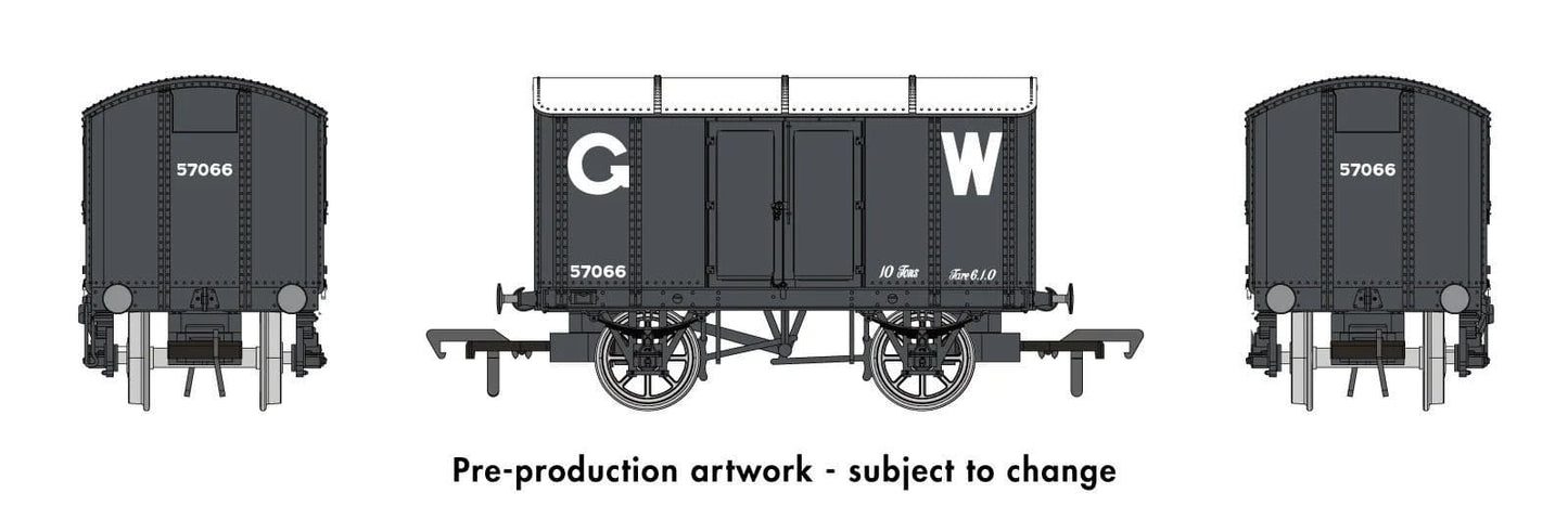 Rapido 908002 Iron Mink No.57066- GWR Grey (25" Letters)