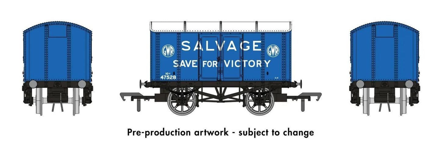 Rapido 908009 Iron Mink No.47528 GWR Salvage for Victory (White Roundels)