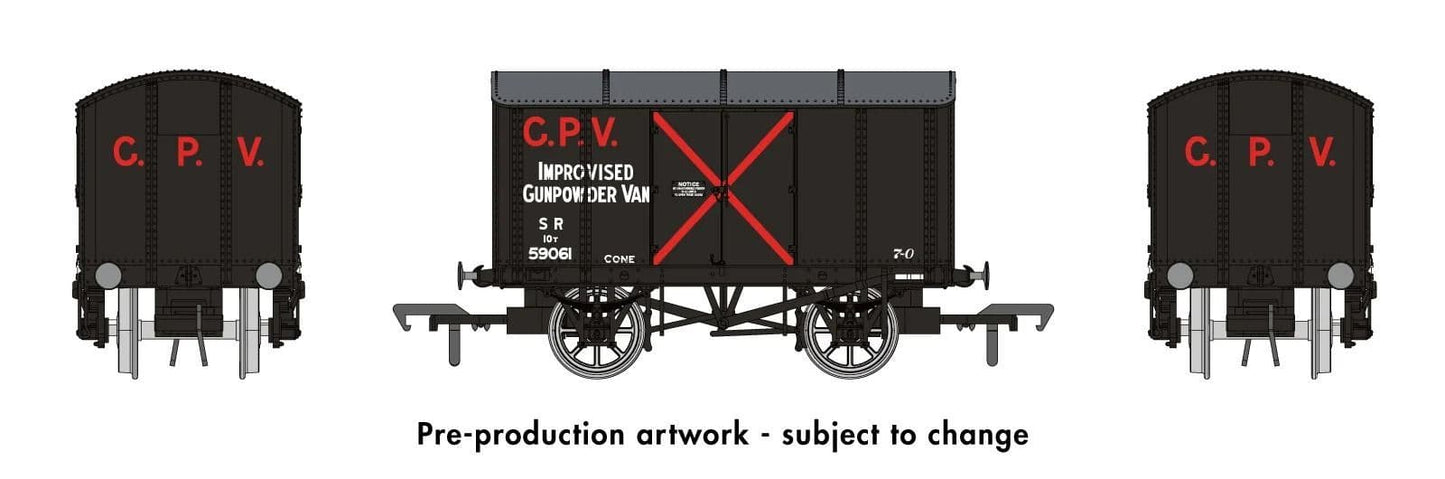 Rapido 908013 Iron Mink No.59061 - GWR Improvised Gunpowder Van (Southern Railway