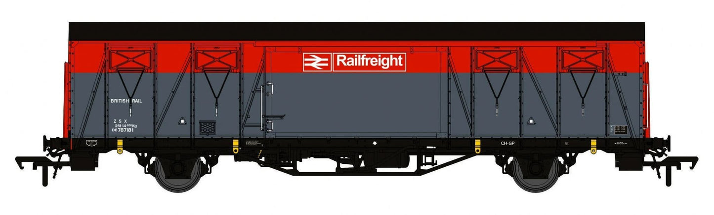 Rapido 910006 VIX Ferry Van - Dia. 1/227 ZSX No. DB787181, Railfreight red/grey