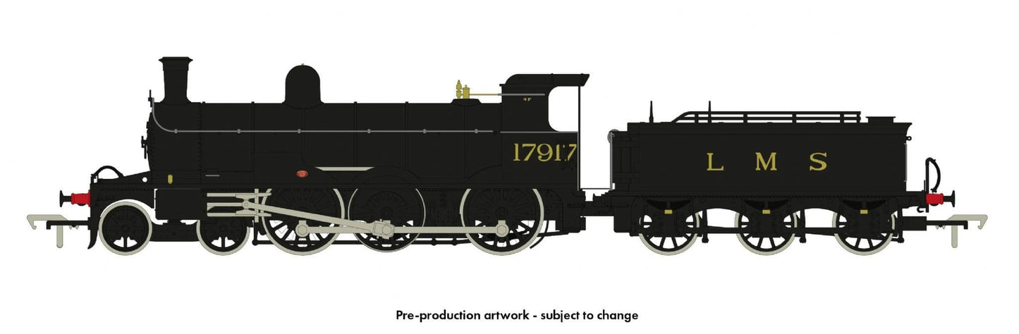 Rapido 914006 HR Jones Goods 4-6-0 LMS Unlined Black - OO Gauge