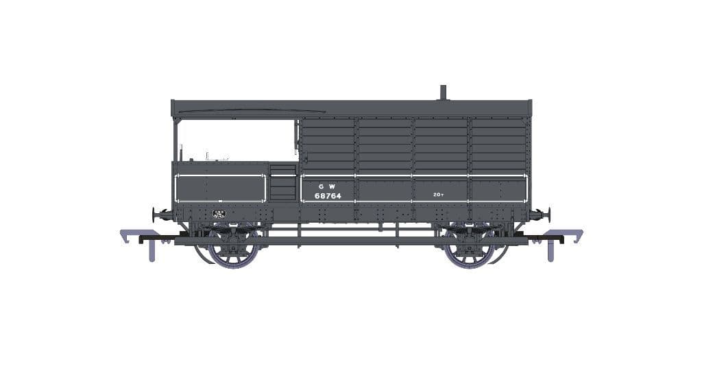 Rapido 918005 GWR Dia. AA20 Toad No. 68764, small GWR lettering, OO Gauge