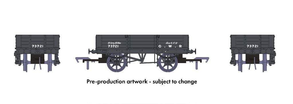 Rapido 925001 GWR Four-Plank open No.73721 (pre-1904 livery)