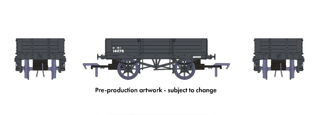 Rapido 925008 GWR Four-Plank open No. W14076 (BR lettering)