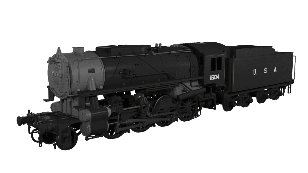 Rapido 926501 USATC S160 No.1604 - Wartime Black - DCC SOUND OO Gauge *PRE ORDER £341.96*